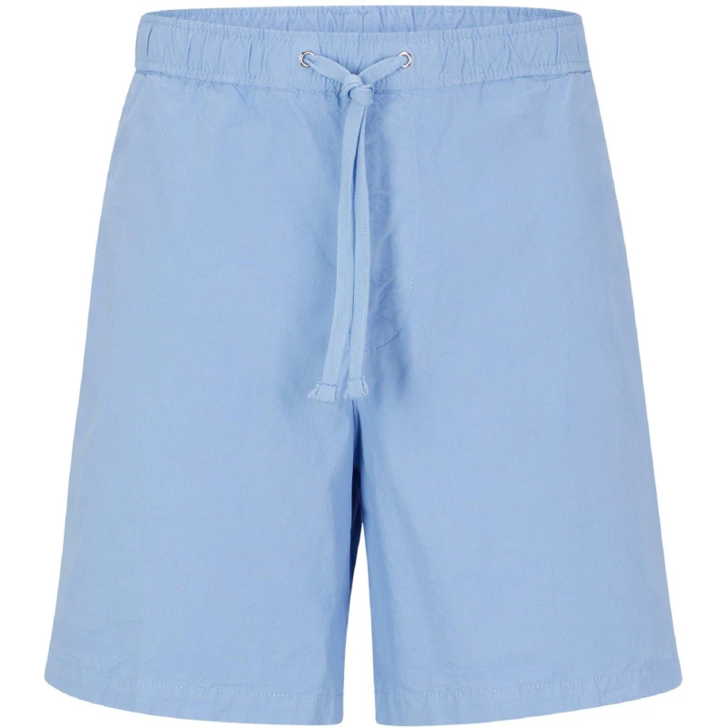 Image of Boss Mens Karlos-Ds Jersey Fabric Shorts Open Blue male 44W R