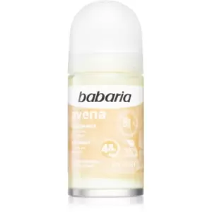 image of Babaria Oat Antiperspirant Roll On Deodorant 50ml