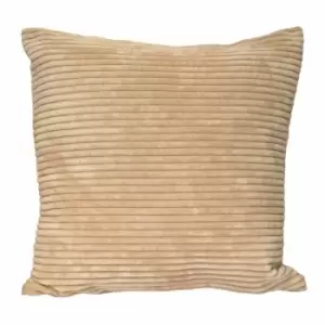 image of Riva Home Corduroy Polyester Filled Cushion Natural