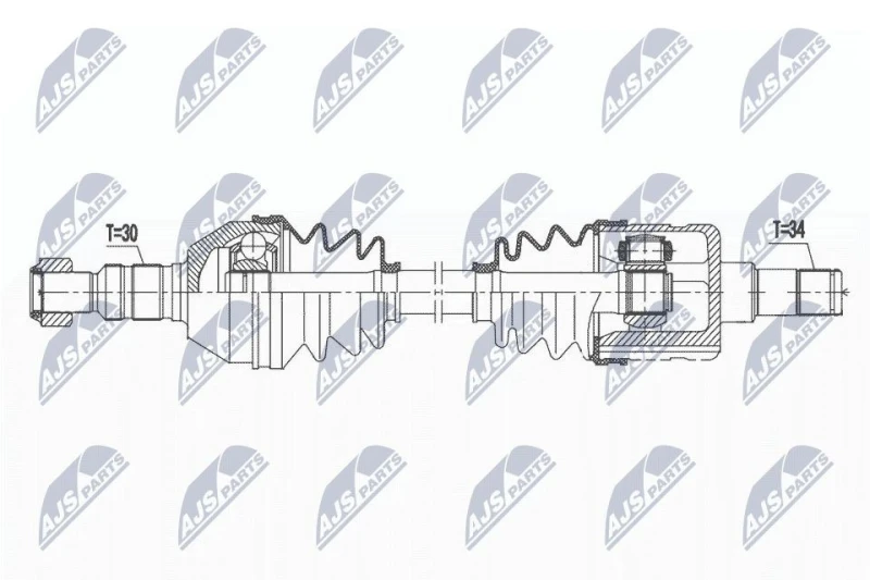 Image of NTY Drive shaft NTY NPW-PL-113