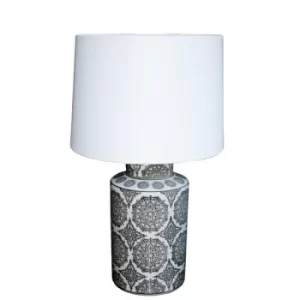 Image of Black Mandala Lamp 50.8cm