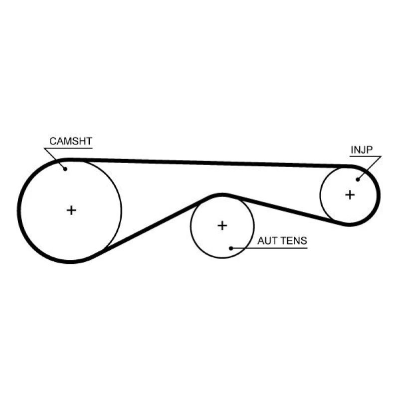 Image of GATES Timing Belt GATES 5704XS