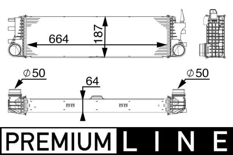 Image of Intercooler MAHLE CI 180 000P