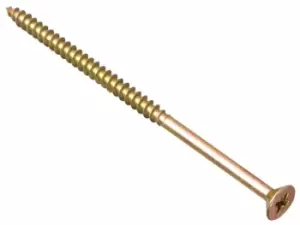 Image of Forgefix FORMPS6100YT Multi Purpose Pozi Compatible Screw CSK ST ZYP 6.0 x 100mm Tub 200