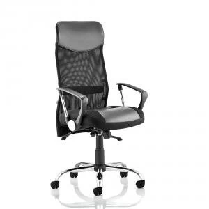 image of Trexus Vegas Executive Chair With Arms Leather Headrest Leather Seat