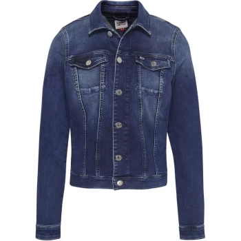 Image of Tommy Jeans Slim Trucker Nnmbs - Nicevill Mid Bl