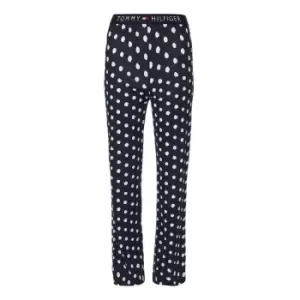 Image of Tommy Hilfiger Polka Dot Print Pants - Blue