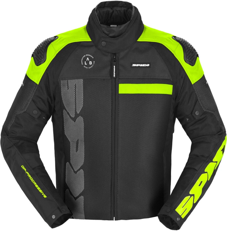 Image of Spidi Progressive Net H2OUT Jacket Fluo Yellow Size M