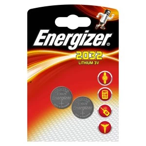 Image of Energizer 2032 Lithium Batteries - Pack of 2