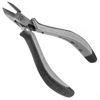 image of CK Tools T3775D ESD Side Cutter - Oval Head - Strong Version - Wit...