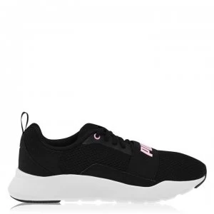 image of Puma Wired Trainers Junior Girls - Black/Pink