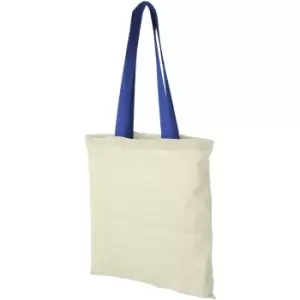 image of Bullet Nevada Cotton Tote (Pack Of 2) (One Size) (Natural/Royal Blue)