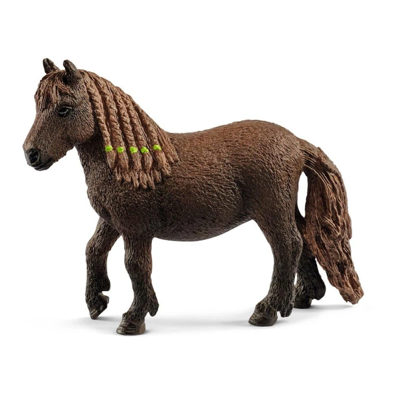 Image of Schleich Farm World Pony Agility Training Set with Horse Trainer and Accessories Playset - 41 Piece Pony Trainer and Horse Club Accessories - Toy