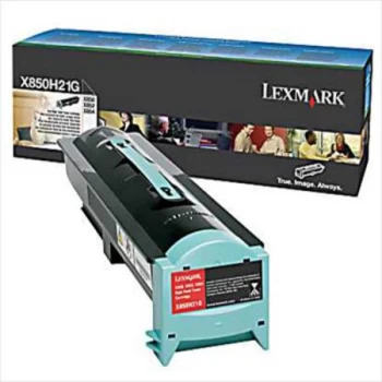 image of Lexmark X850H21G Black Laser Toner Ink Cartridge