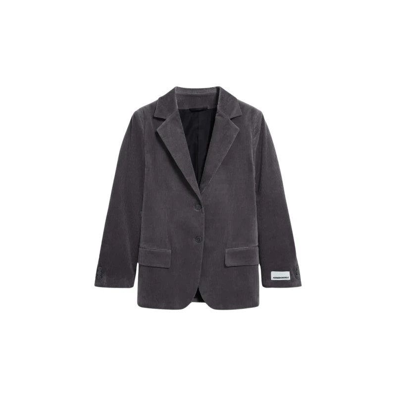 Image of ARMEDANGELS Womens blazer ARMEDANGELS Benaai Corduroy Gris Female XS