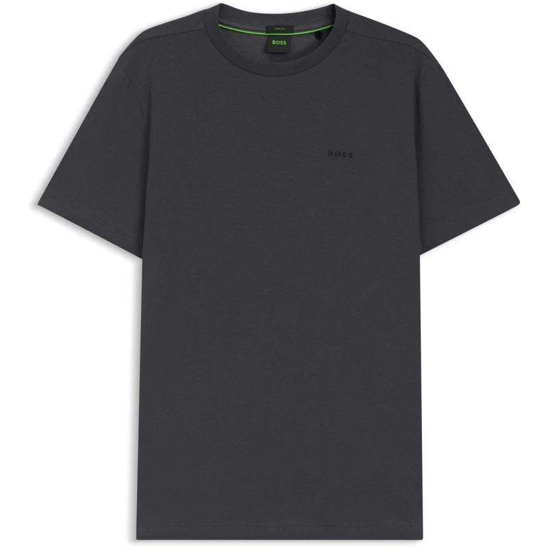 Image of Boss Mens Logo T-Shirt, Logo Design Asphalt 027 male S