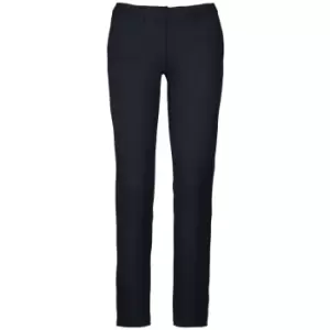 image of Kariban Womens/Ladies Chino Trousers (12 UK) (Dark Navy)