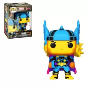 image of Marvel Black Light Thor Funko EXC Pop! Vinyl