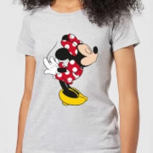 Image of Disney Mickey Mouse Minnie Split Kiss Womens T-Shirt - Grey - 4XL