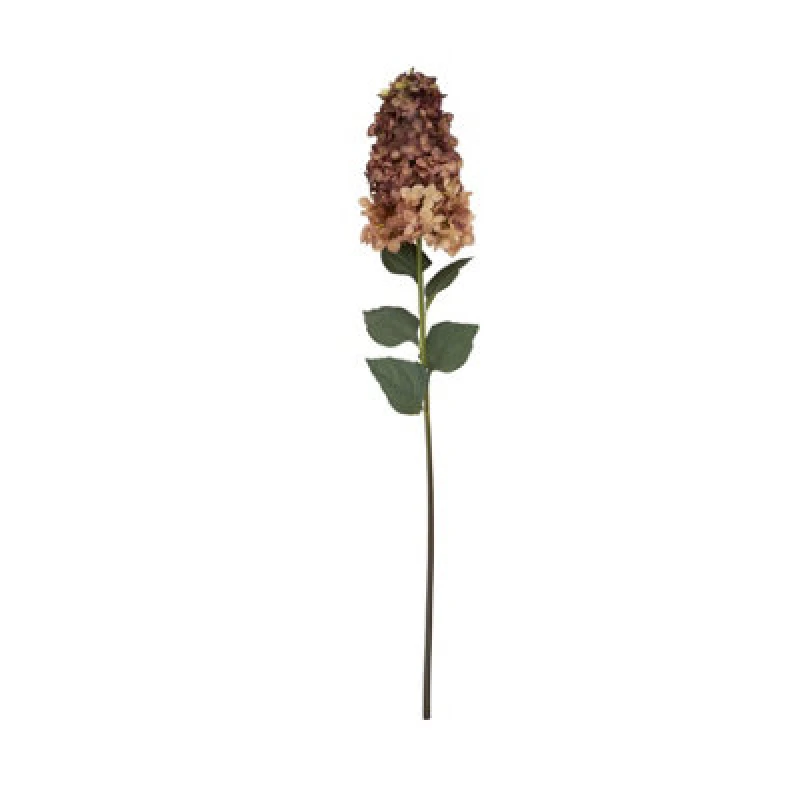 Image of Hill Interiors Spear Hydrangea Artificial Flower Burgundy (One Size)