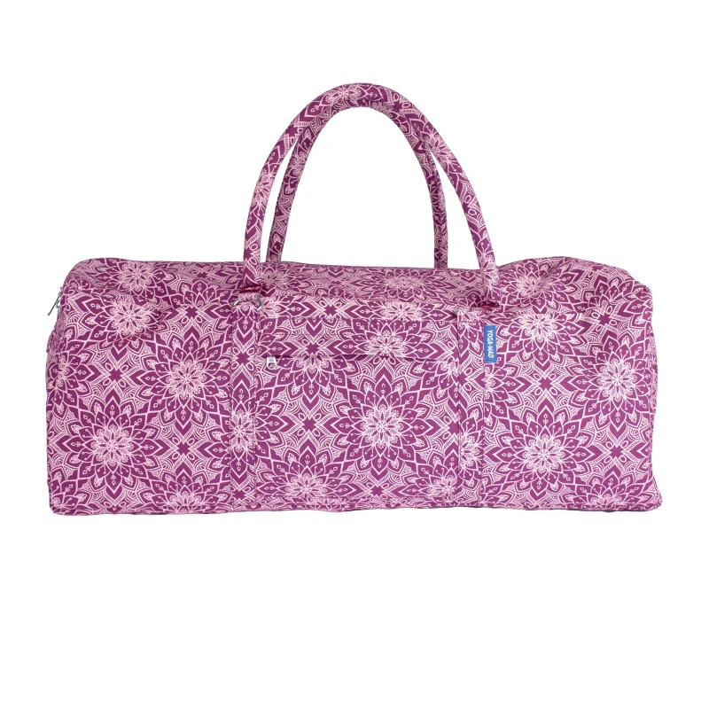 Image of Fitness-Mad Mandala Yoga Kit Bag Burgundy unisex One Size