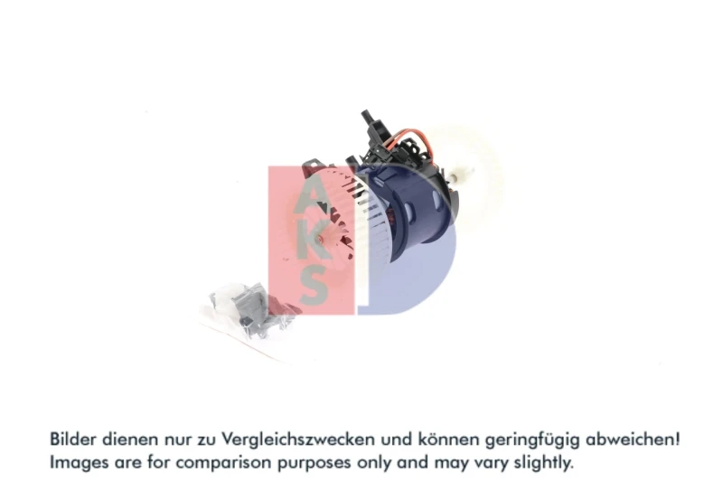 Image of AKS DASIS 870046N Blower Motor for left-hand drive vehicles Interior Blower (2669)