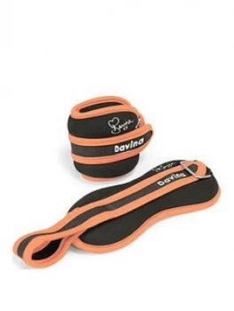 image of Davina Mccall Davina Ankle & Wrist Weight Set - Orange