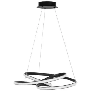 Image of Merano - Cedar Integrated LED Pendant Ceiling Light Sandy Black Aluminium LED 43W 3013Lm 3000K
