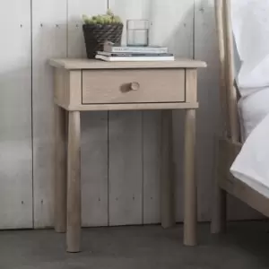 image of Gallery Interiors Wycombe 1 Drawer Bedside