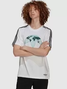 Image of adidas Originals United T-Shirt, White Size XS Men