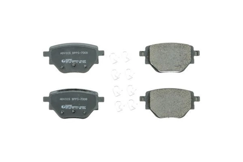 Image of AISIN Brake pad set AISIN BPPS-7008
