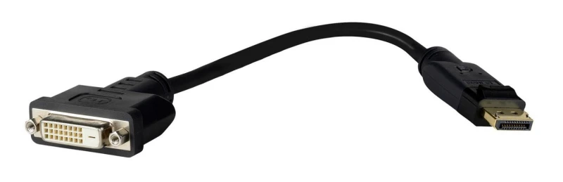 Image of Vivolink PRODPADAPDVI video cable adapter 0.2 m DisplayPort DVI-D Blac