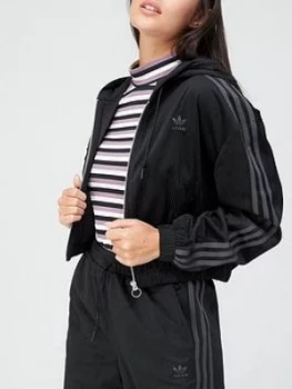 Image of Adidas Originals Comfy Cords Track Top - Black
