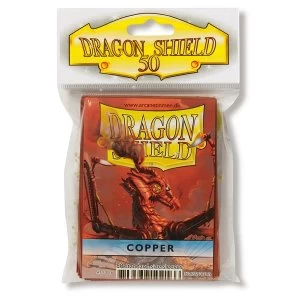 Image of Dragon Shield Classic Copper Card Sleeves - 50 Sleeves