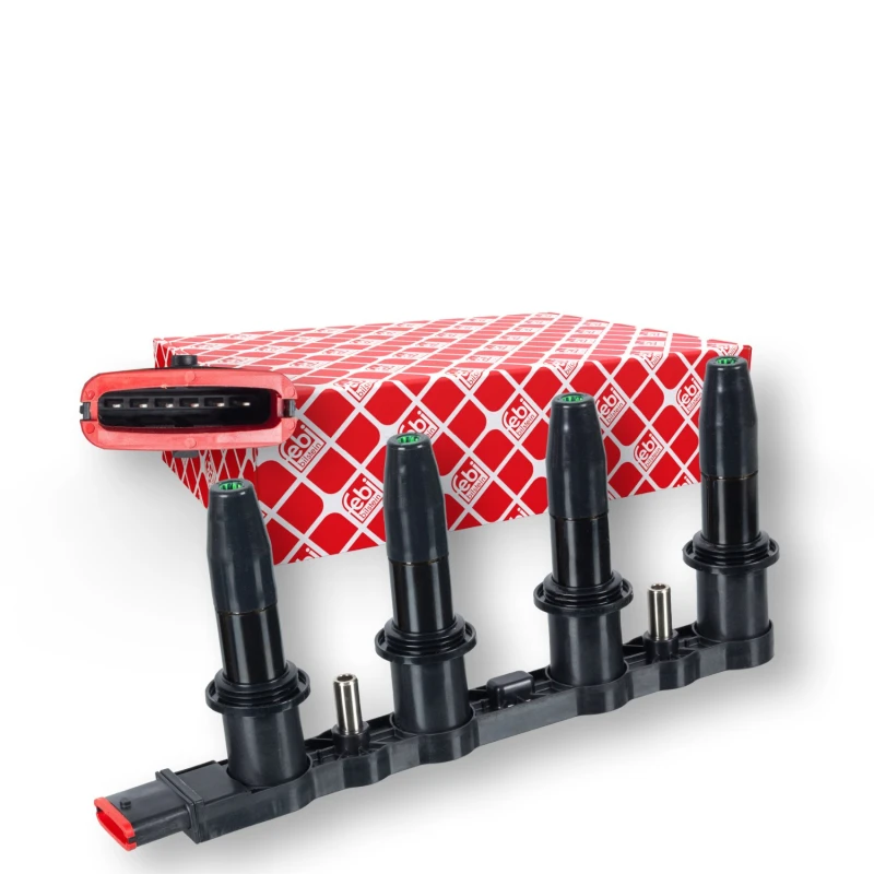 Image of FEBI BILSTEIN Ignition coil 28108 Coil pack,Ignition coil pack OPEL,FIAT,ALFA ROMEO,Corsa D Schragheck (S07),ZAFIRA B (A05),INSIGNIA Caravan