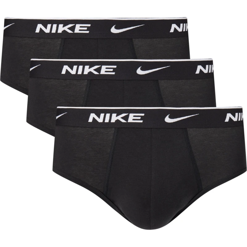 Image of Nike 3 Pack Briefs Mens Black male X Small