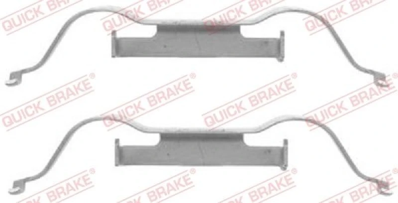 Image of QUICK BRAKE Brake pad fitting kit QUICK BRAKE 109-1288