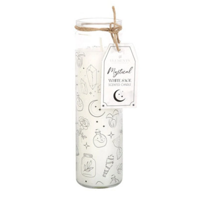 Image of Something Different Something Different Tube Scented Candle in White White One Size Unisex 5063425480470