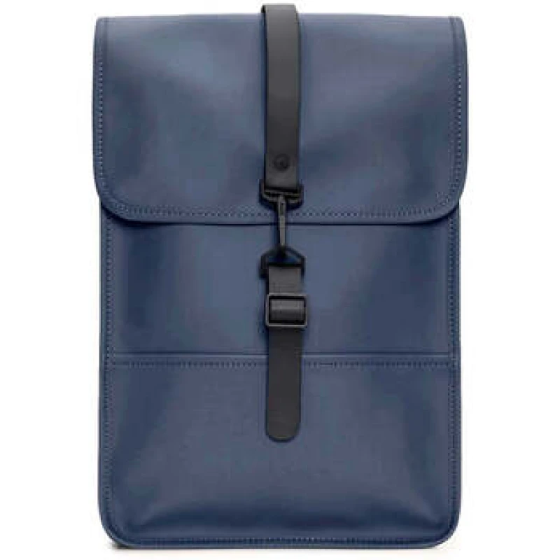 Image of Rains Waterproof Mini Backpack Navy Blue Women ONE SIZE