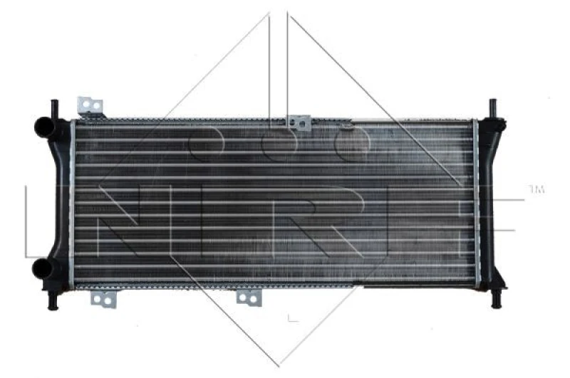 Image of NRF 58225 Engine radiator Mechanically jointed cooling fins, Aluminium Aluminium Radiator,engine cooling (470)