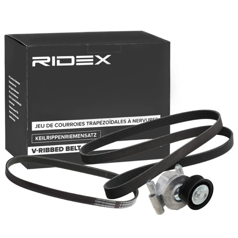 Image of RIDEX 542R0939 V-ribbed belt set V-Ribbed Belt Set (542)