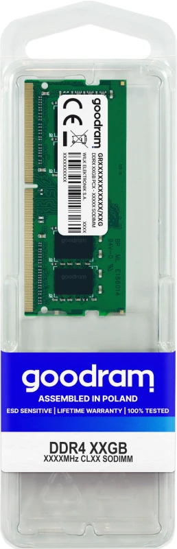 Image of Goodram GR2666S464L19S/8G memory module 8GB 1 x 8GB DDR4