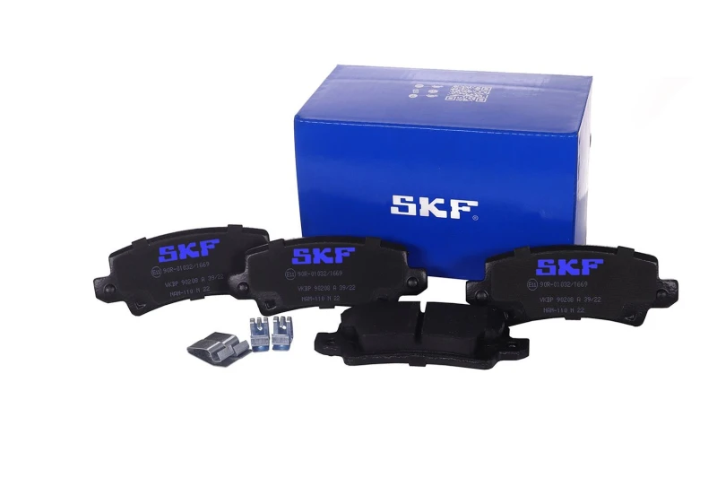 Image of SKF VKBP 90208 A Brake pad set with acoustic wear warning Brake Pad Set,disc brake (402)