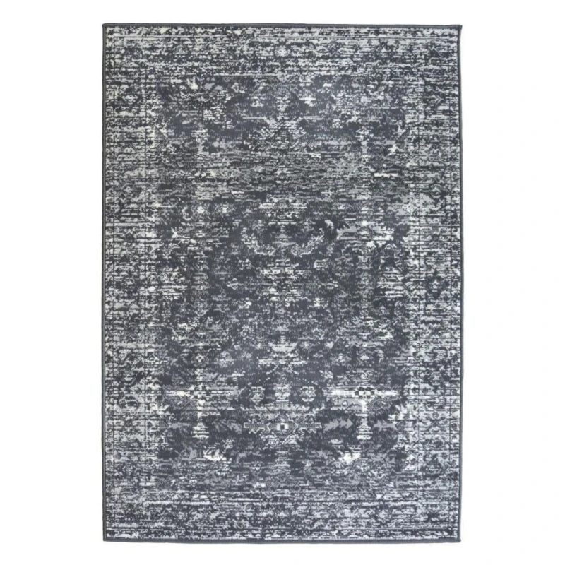 Image of THE RUGS Maestro Collection Vintage Design Rug in Charcoal 3118 GB25 Size: 200cm x 290cm Charcoal Unisex 200cm x 290 cm