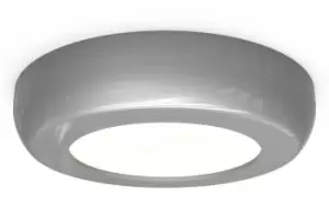 image of 4lite Circle Cabinet Mains Powered 132 Lumens LED Light - Silver