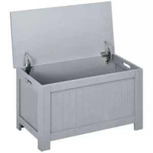 Image of HOMCOM Large Storage Box Toy Chest Cabinet Unit Organizer With Safety Hinges
