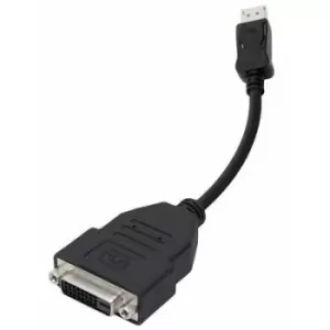 image of club3D CAC-1000 DisplayPort / DVI Adapter [1x DisplayPort plug - 1x DVI socket 25-pin] Black 0.11 m