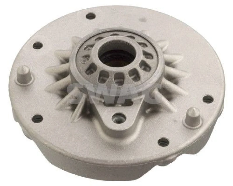 Image of SWAG 20 10 2388 Top strut mount Front Axle Right, with ball bearing Elastomer Suspension Strut Support Bearing (1180)