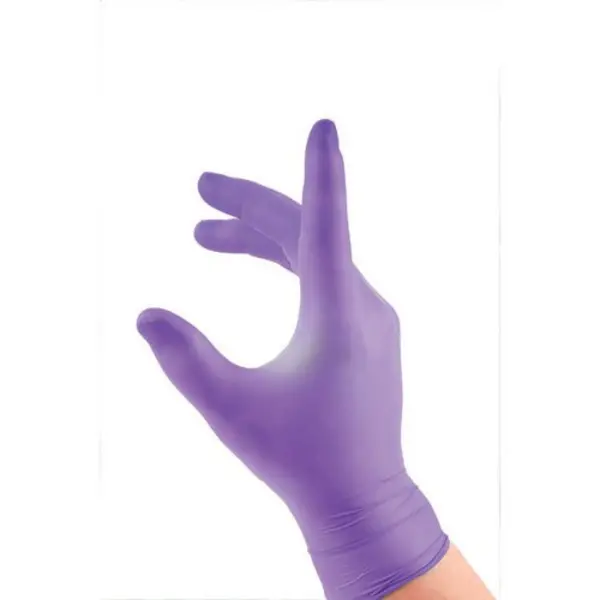 Image of Beeswift Beeswift Nitrile Disposable Gloves Powder Free (Pack of 1000) Purple S NDGPFPUS