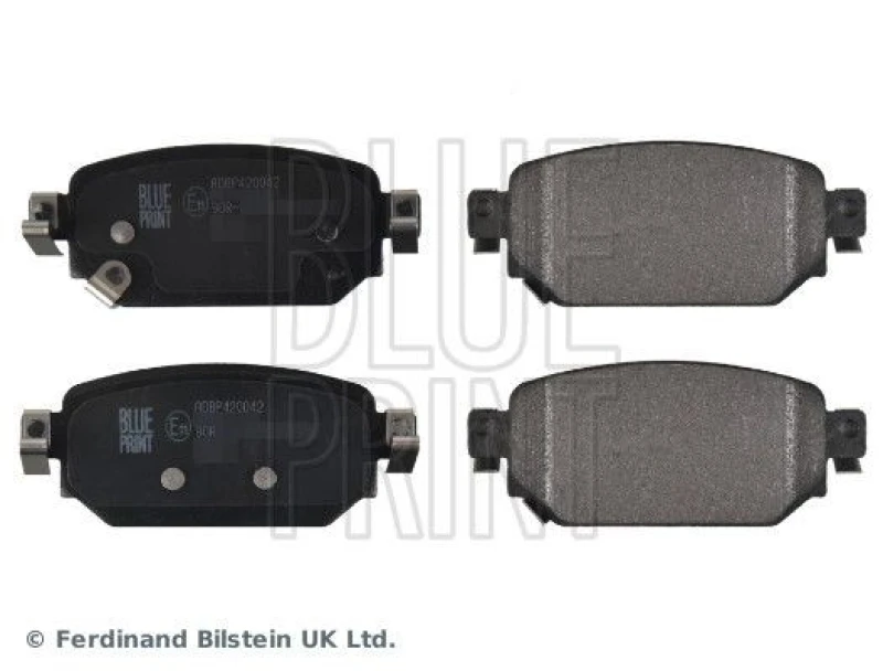 Image of Blue PRINT Brake pad set Blue PRINT ADBP420042